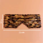 Masque pour les yeux en jade authentique OEIL DE TIGRE AVEC FORMATION LITHOTHERAPIE OFFERTE